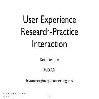 User Experience Research-Practice I...