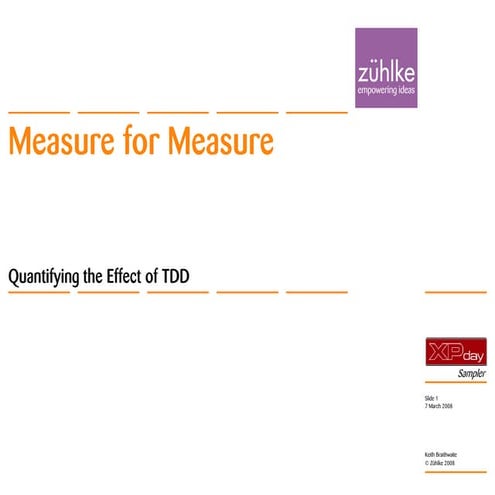 Keith Braithwaite Measure For Measure