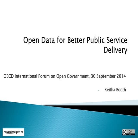 Presentation by Ms. Keitha Booth at the International Forum on Open Governmen...