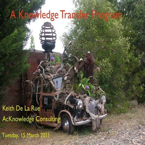 A Knowledge Transfer Program