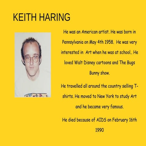 KEITH HARING, the pop artist for Navia de Suarna