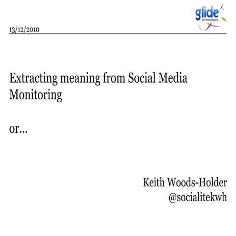 Glide Technologies - Keith Woods-Holder