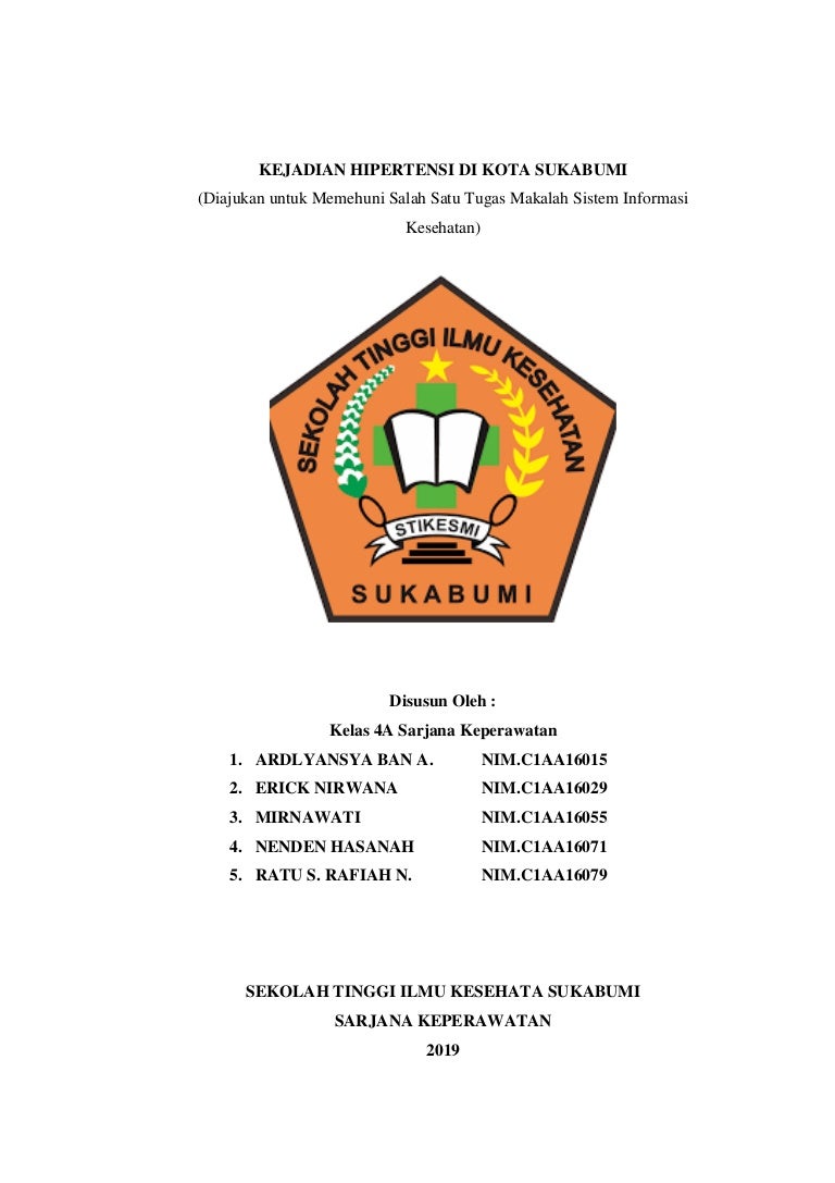 Kejadian Hipertensi Di Kota Sukabumi Fix