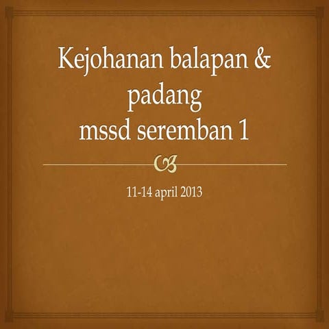 Kejohanan balapan & padang