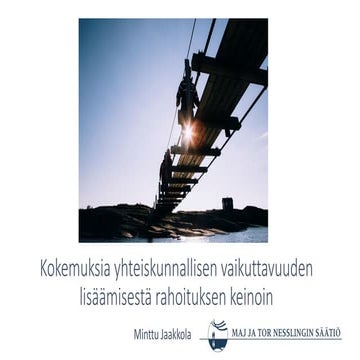 Minttu Jaakkola, Nesslingin säätiö