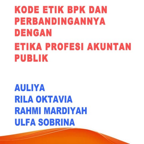 kode etik bpk