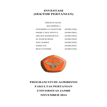 Investasi sektor pertanian