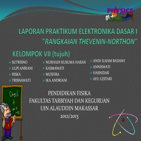 RANGKAIAN THEVENIN-NORTHON