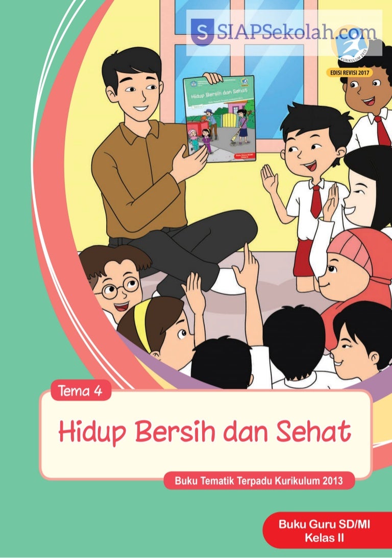 Buku Bse Kelas 02 Sd Tematik 4 Hidup Bersih Dan Sehat Guru 2017