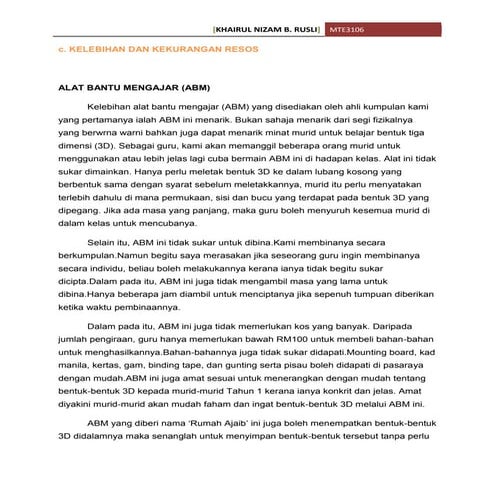 Kelebihan n kekurangan