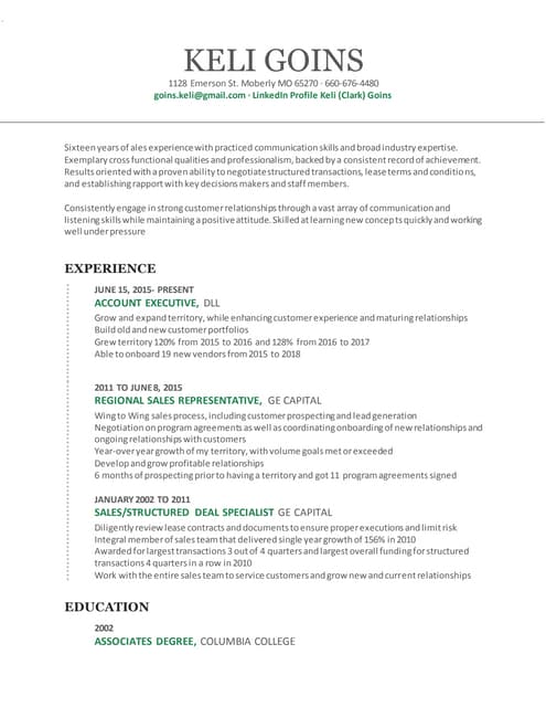Keli goins resume PDF - Keligoinsresume 180822113901 Thumbnail 