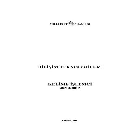Kelime işlemci (bilişim teknolojileri)
