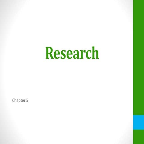 Chapter 5 - Research | PPTX