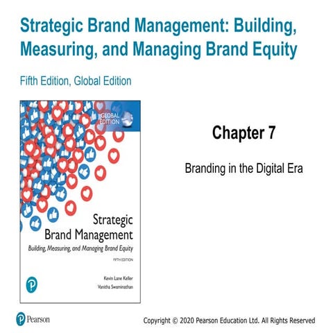 Strategic Brand Management: Building, Measuring, and Managing Brand Equity