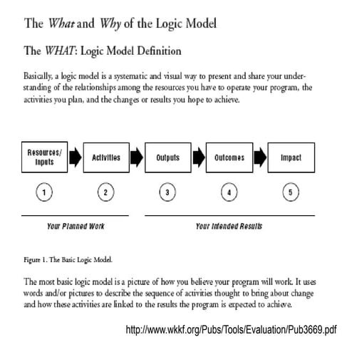 Kellogg logic model