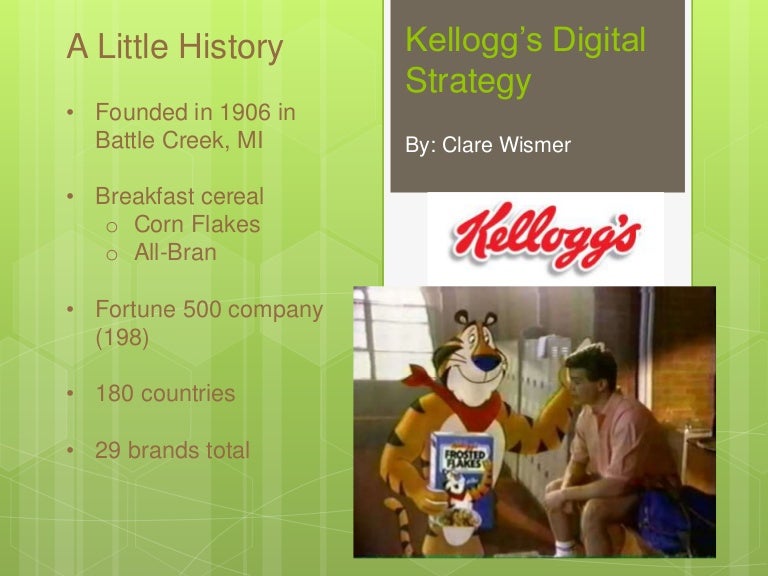Kellogg's Digital Strategy Presentation