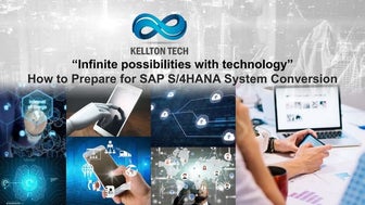 Transition to SAP S/4HANA System Conversion: A step-by-step guide 