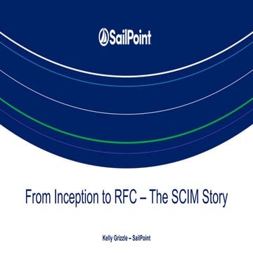 From Inception to RFC – The SCIM Story