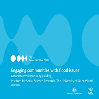 Engaging communities with flood issues