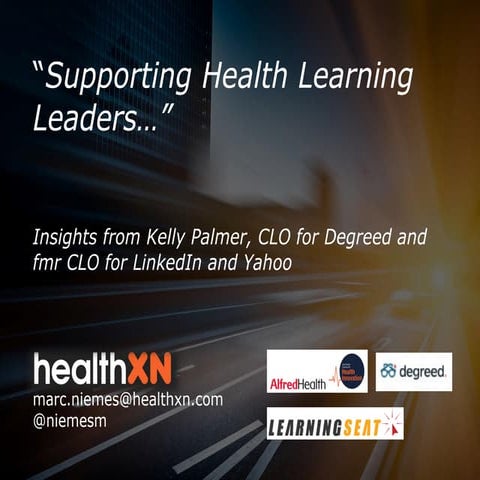 80% of Learning is social, Health Staffing Impacts