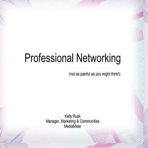 Professional Networking