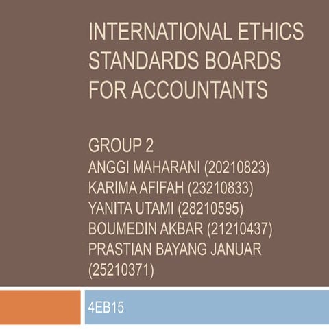 IESBA Kelompok 2 ENGLISH