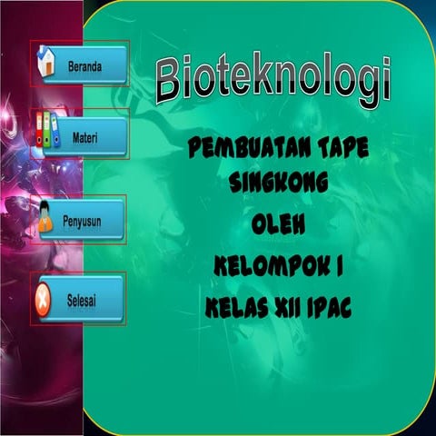cara pembuatan tape singkong