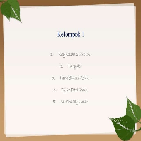 Kelompok 1 
