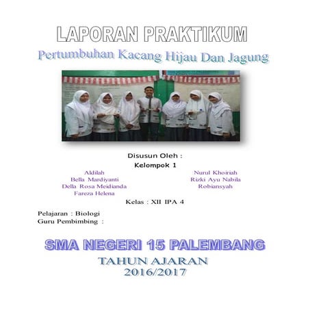 Makalah Perkecambahan Biji Kacang Hijau dan Biji Jagung