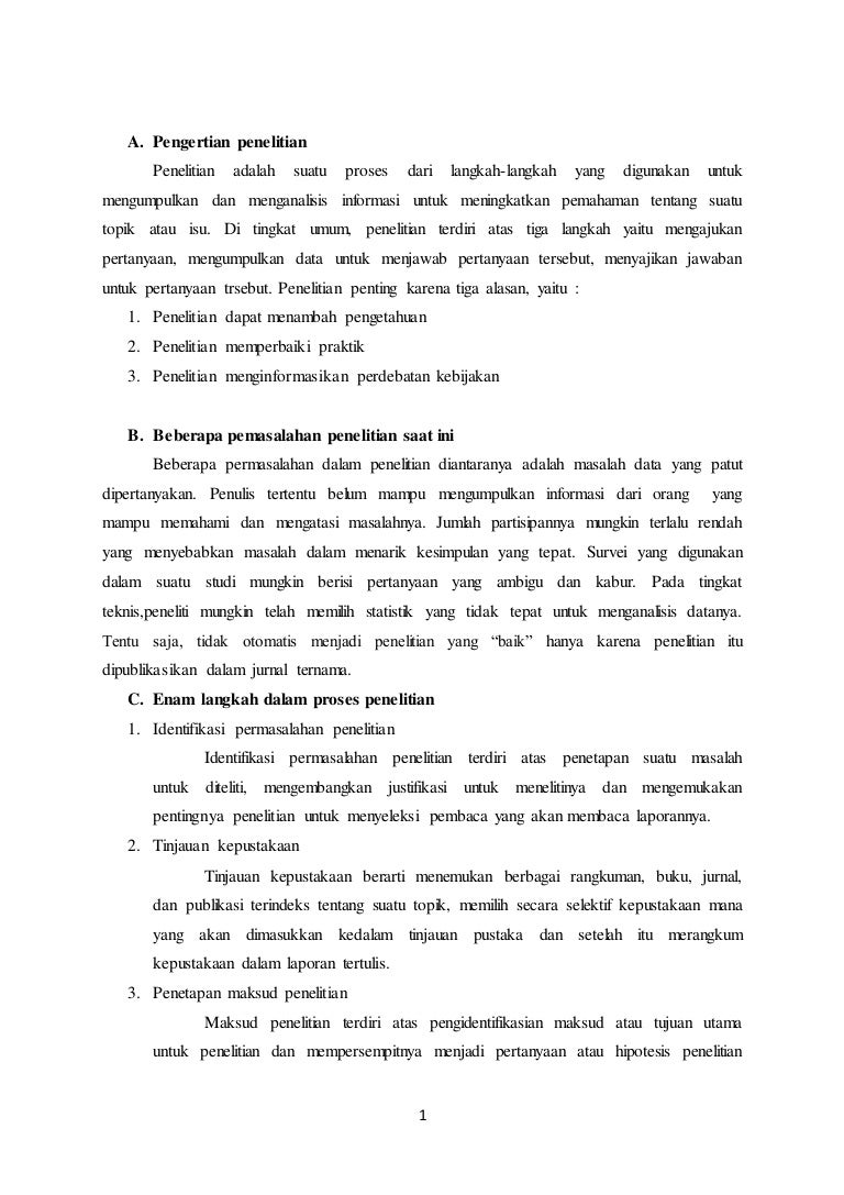 Metodologi Penelitian