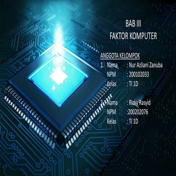 Aspek Teknologi dalam IMK