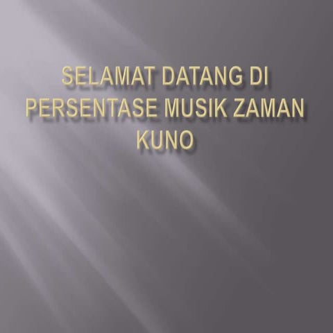 Musik Kuno