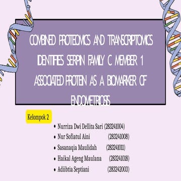 Curated visual reference: Gallery Detail: Kelompok 2 Proteomik Dan Metabolomik Ppt Pptx