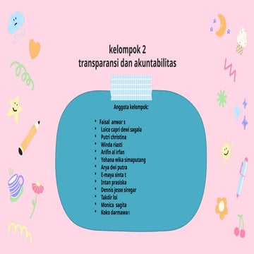 Transparansi akuntabilitas pelayanan publik | PPTX