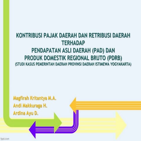 KONTRIBUSI PAJAK DAERAH DAN RETRIBUSI DAERAH TERHADAP PENDAPATAN ASLI ...