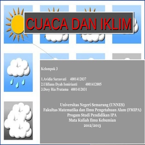 Cuaca& Iklim
