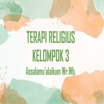 TERAPI RELUGIUS DALAM PSIKOLOGI ISLAM .pptx