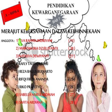 PKN 'Merajut Kebersamaan dalam Kebhinekaan'