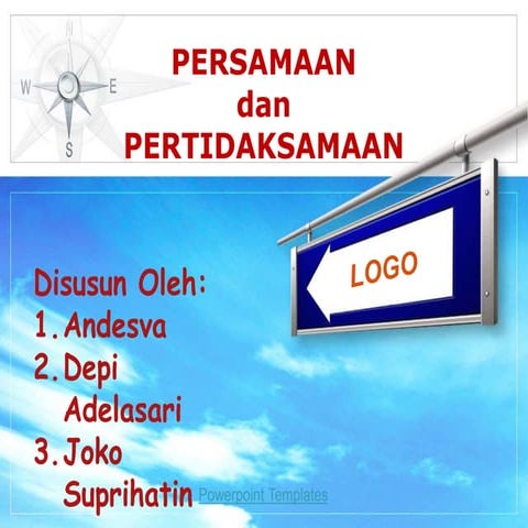 persamaan dan pertidaksamaan