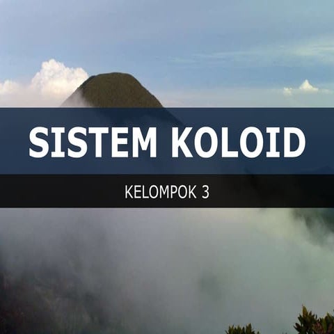 Sistem Koloid
