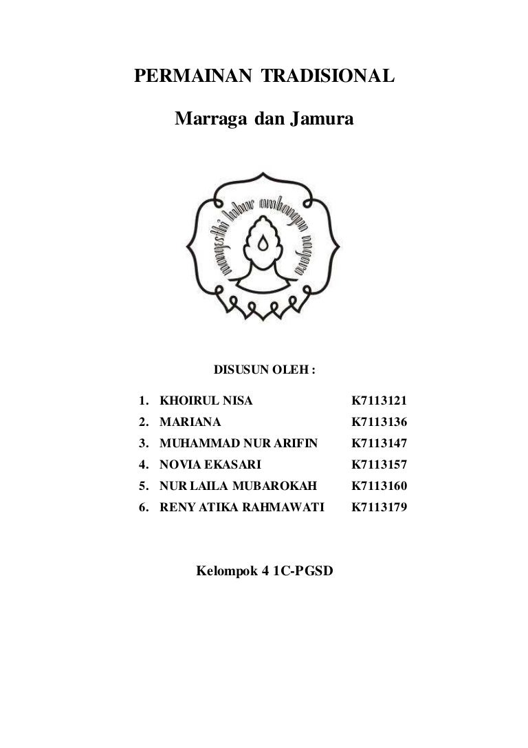 Permainan Tradisional Kelompok 4 - Makalah Permainan Tradisional Petak Umpet