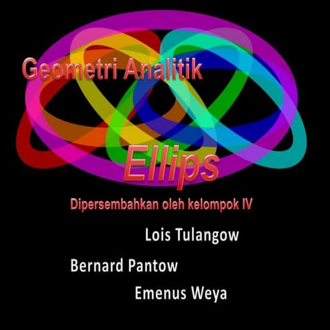 geometri analitik - ellips