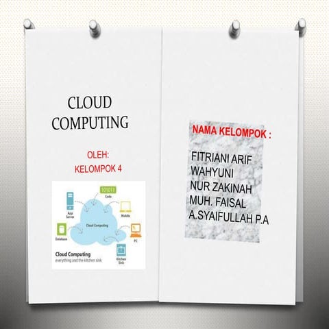 Kelompok 4 cloud computing | PPTX