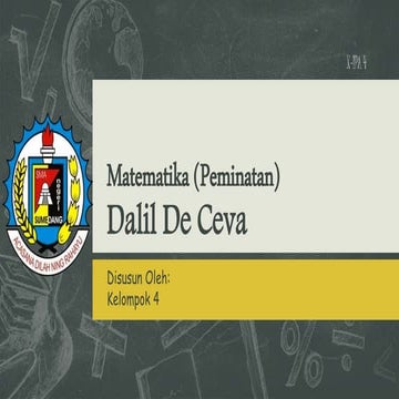 Matematika "Dalil De Ceva"