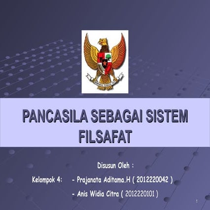 Pacansila sebagai Sistem Filsafat