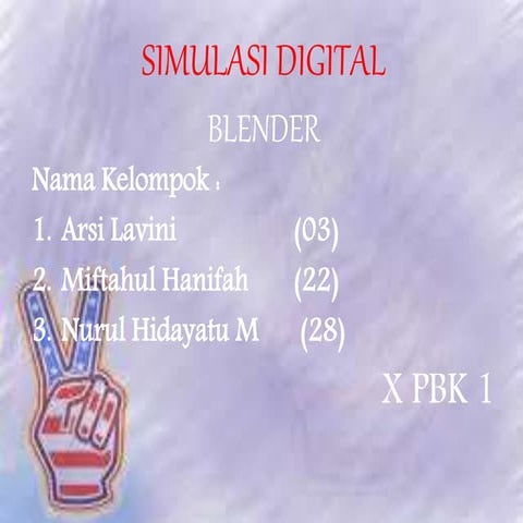 Rigging (Blender) Hani, Arsi, Nurul SMKN 1 Jombang