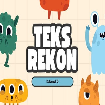 Comprehensive Guide to Teks Rekon: Definition, Types, and Structure | PDF