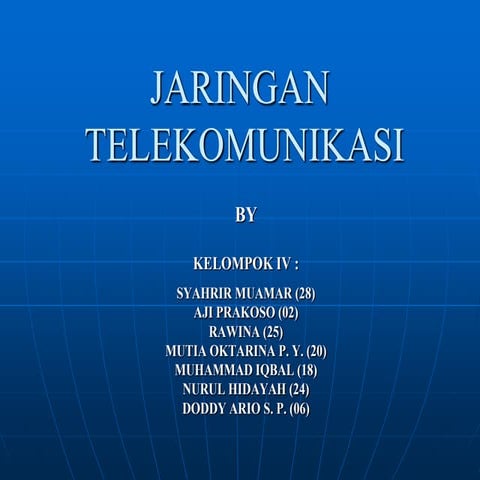 Kelompok 5 (jaringan komunikasi)