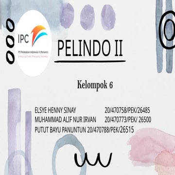 Kelompok 6- PT. Pelindo II audit forensik