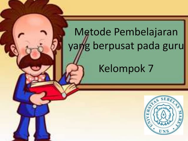 Model pembelajaran yang berpusat pada guru